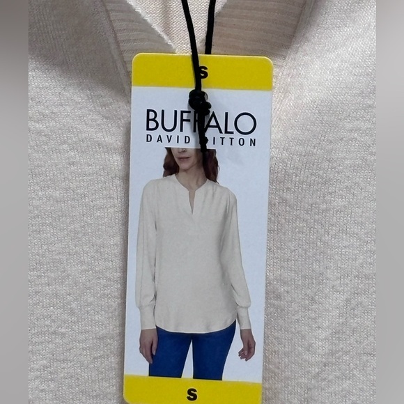 💚Buffalo David Bitton Women's Blush Long Sleeve Blouse 💚 - Picture 4 of 11